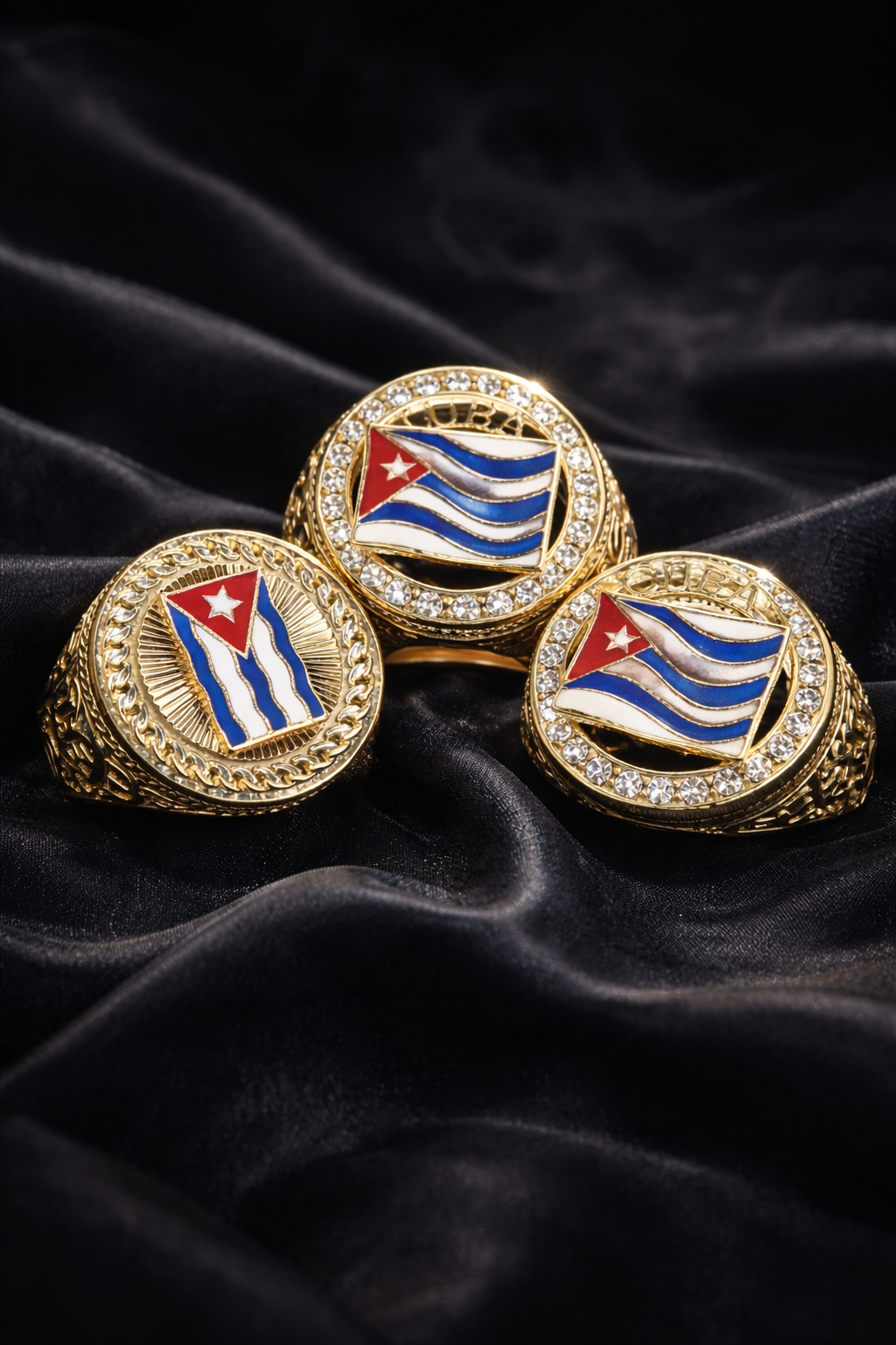 Anillo Cuba Power de Hombre en Oro 10K