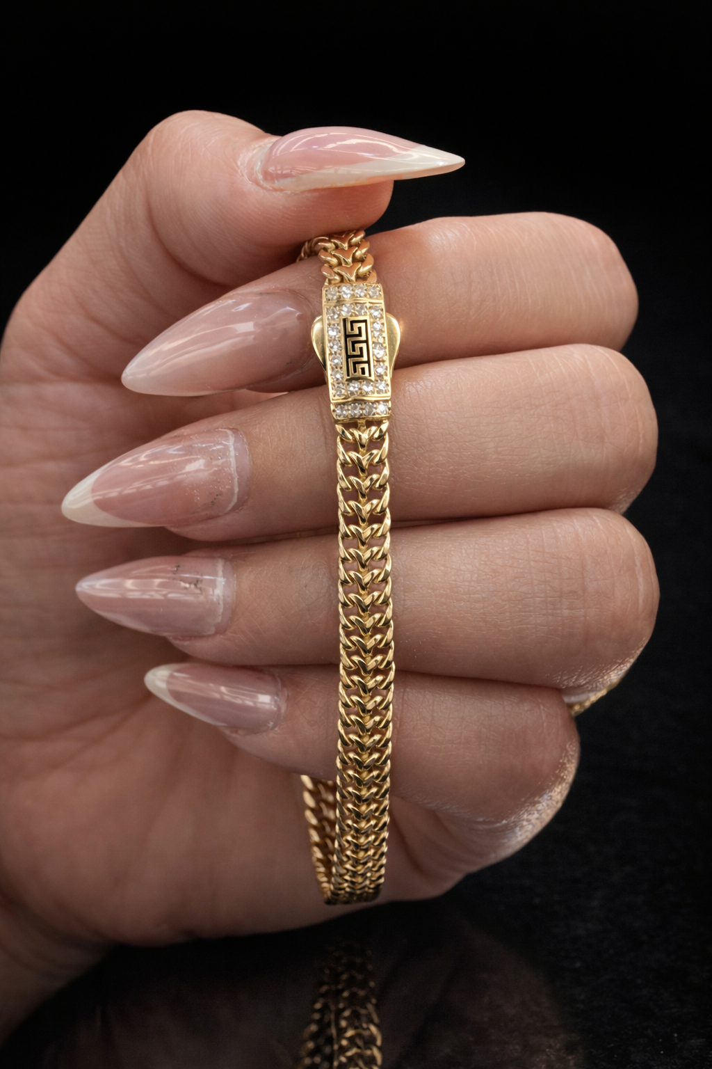 Pusera con Tejido Monaco de Oro 10K